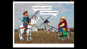 Cervantes y sancho panza