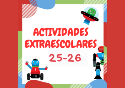 Clases Extraescolares de Robótica curso 2025-26